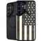 Black & White USA Flag Galaxy S25 Kickstand Case