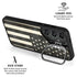 Black & White USA Flag Galaxy S25 Kickstand Case