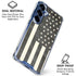 Black & White USA Flag Galaxy S25 Plus Clear Case