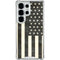 Black & White USA Flag Galaxy S25 Ultra Clear Case