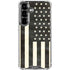 Black & White USA Flag Galaxy S26 Clear Case
