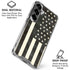 Black & White USA Flag Galaxy S26 Plus Clear Case