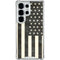 Black & White USA Flag Galaxy S26 Ultra Clear Case