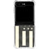 Black & White USA Flag Galaxy Z Flip6 Clear Case