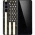 Black & White USA Flag Galaxy Z Fold5 5G Skin