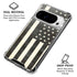 Black & White USA Flag Google Pixel 10 Pro XL Clear Case