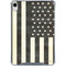 Black & White USA Flag iPad 11th Gen (2025) Clear Case