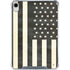 Black & White USA Flag iPad 11th Gen (2025) Clear Case
