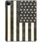 Black & White USA Flag iPad Pro 11in (2024) Clear Case