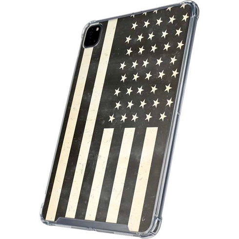 Black & White USA Flag iPad Cases