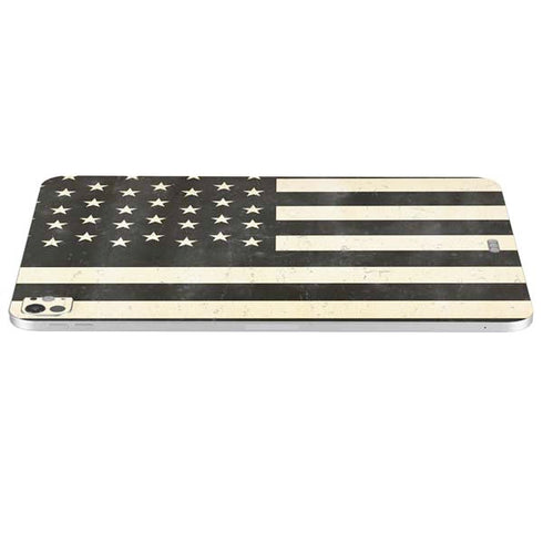 Black & White USA Flag iPad Pro 13in M4 (2024) Skin