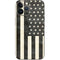 Black & White USA Flag iPhone 15 Pro Max Skin