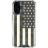 Black & White USA Flag iPhone 16 Plus Clear Case