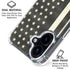 Black & White USA Flag iPhone 16 Plus Clear Case