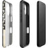 Black & White USA Flag iPhone 16 Plus Impact Case