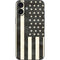 Black & White USA Flag iPhone 16 Plus Skin