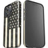 Black & White USA Flag iPhone 16 Pro Impact Case