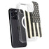 Black & White USA Flag iPhone 16 Pro MagSafe Case