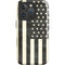 Black & White USA Flag iPhone 16 Pro Magsafe Impact Case