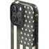 Black & White USA Flag iPhone 16 Pro Max Impact Case