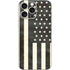 Black & White USA Flag iPhone 16 Pro Max Skin