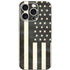 Black & White USA Flag iPhone 16 Pro Skin