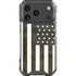 Black & White USA Flag iPhone 18 Pro Clear Case