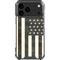 Black & White USA Flag iPhone 18 Pro Max Clear Case