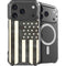 Black & White USA Flag iPhone 18 Pro Max MagSafe Case