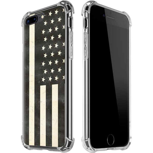 Black & White USA Flag iPhone Cases