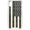 Black & White USA Flag iPhone XS Clear Case