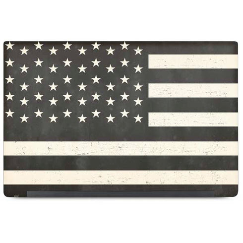 Black & White USA Flag Dell Latitude Skin