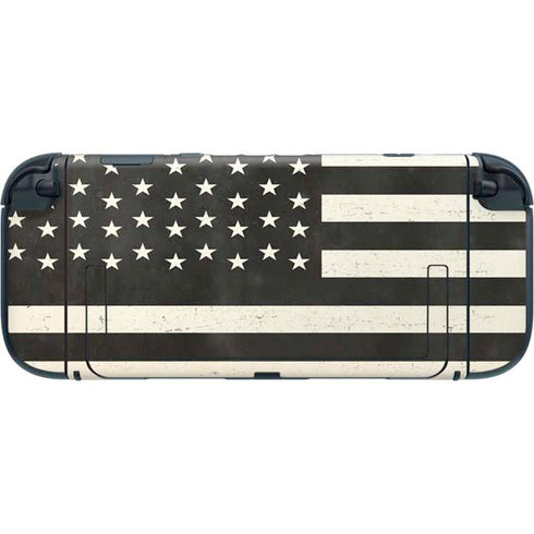Black & White USA Flag Nintendo Switch 2 (2025) with Joy-Con Skin