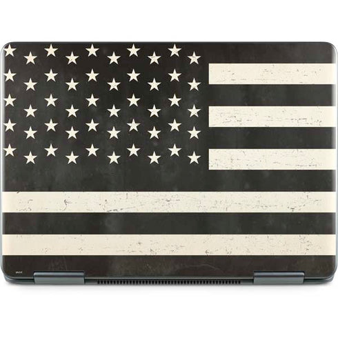 Black & White USA Flag Notebook 9 Pro 13in (2017) Skin