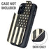 Black & White USA Flag Otterbox Defender iPhone Skin