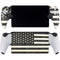 Black & White USA Flag PlayStation Portal Remote Player Skin