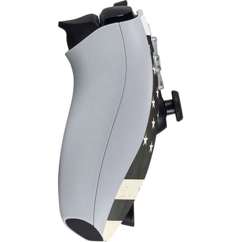 Black & White USA Flag PlayStation Portal Remote Player Skin