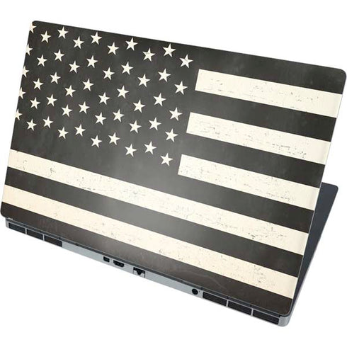 Black & White USA Flag Dell Precision Skin