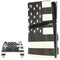 Black & White USA Flag PS5 Pro Disk Bundle Skin