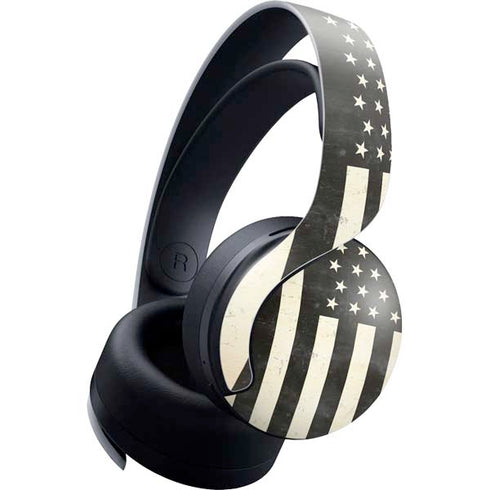 Black & White USA Flag PlayStation PS5 Skins