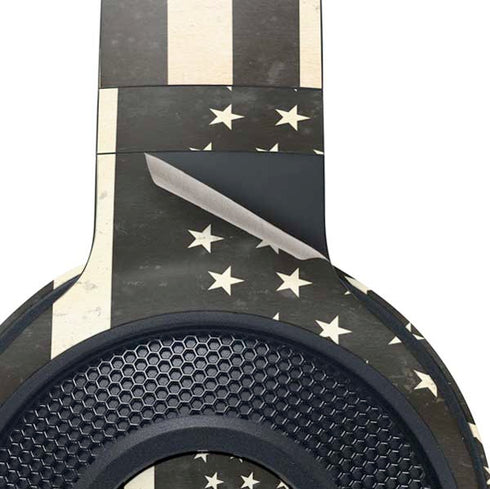 Black & White USA Flag Razer Kraken X Skin