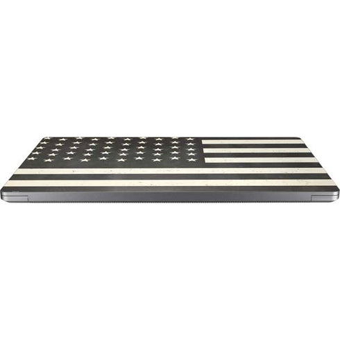 Black & White USA Flag Laptop Skins
