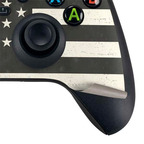 Black & White USA Flag Xbox Series X Bundle Skin