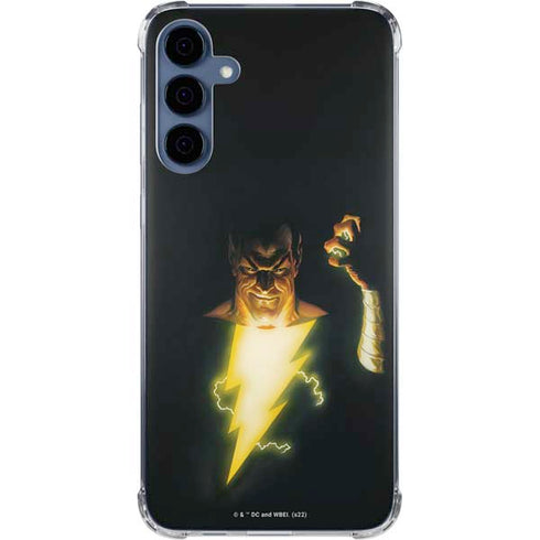 DC Comics Justice Society of America #23 Cover Painting Black Adam Original Art by Alex Ross Galaxy A55 5G Clear Case