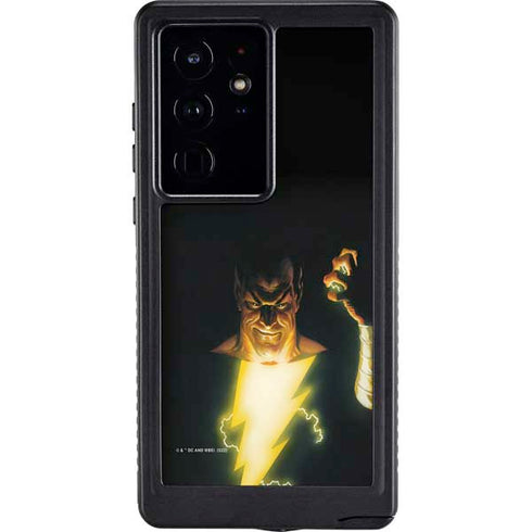 DC Comics Justice Society of America #23 Cover Painting Black Adam Original Art by Alex Ross Galaxy S24 Ultra Waterproof Case