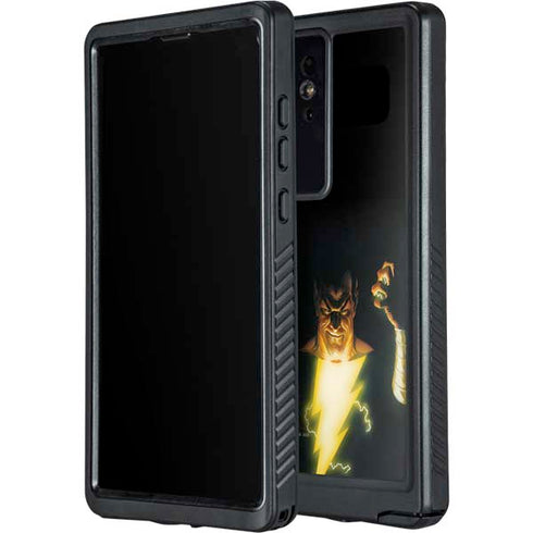 DC Comics Justice Society of America #23 Cover Painting Black Adam Original Art by Alex Ross Galaxy S24 Ultra Waterproof Case