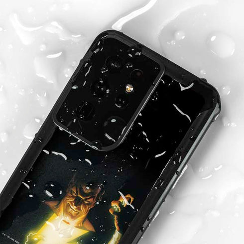 DC Comics Justice Society of America #23 Cover Painting Black Adam Original Art by Alex Ross Galaxy S24 Ultra Waterproof Case