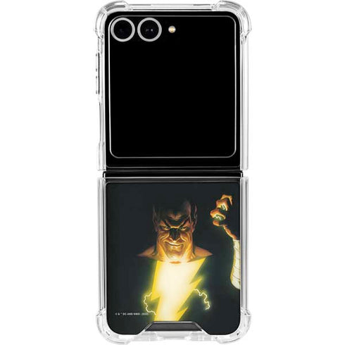 DC Comics Justice Society of America #23 Cover Painting Black Adam Original Art by Alex Ross Galaxy Z Flip7 Clear Case