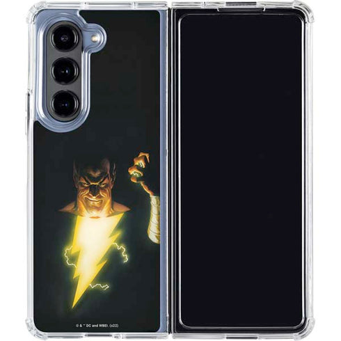 DC Comics Justice Society of America #23 Cover Painting Black Adam Original Art by Alex Ross Galaxy Z Fold5 5G Clear Case