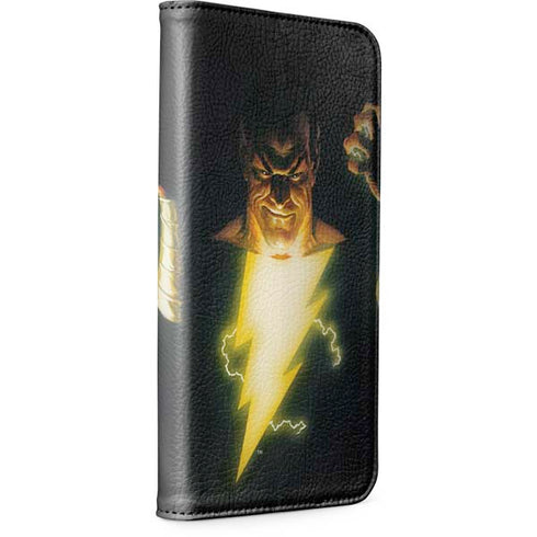 DC Comics Justice Society of America #23 Cover Painting Black Adam Original Art by Alex Ross iPhone 15 Plus Folio Case